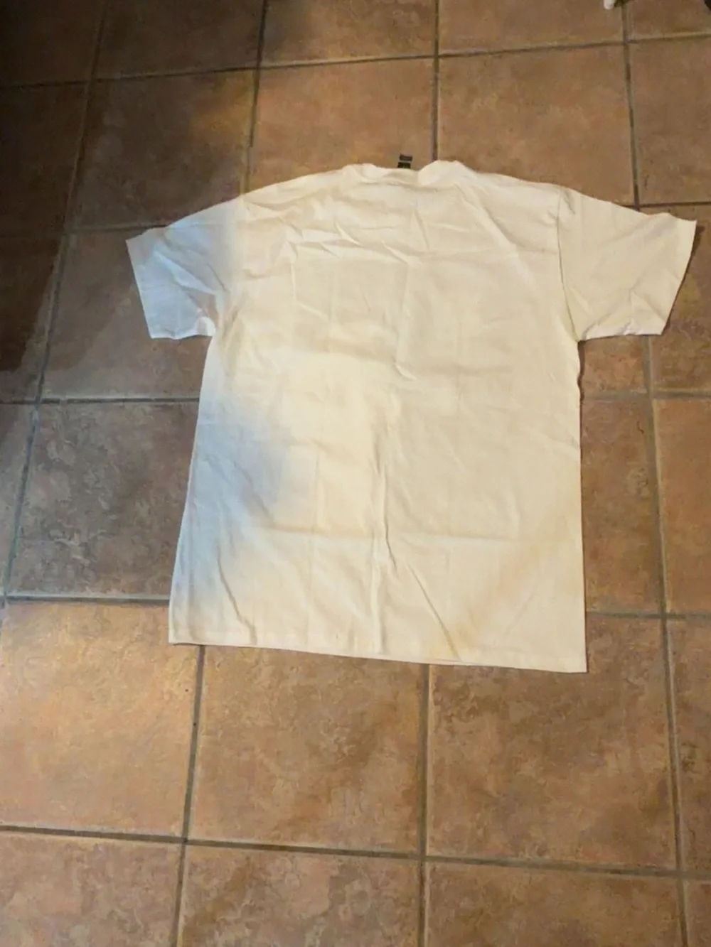 Selena Graphic Photo Print White Tee with Black & Pink Motif
